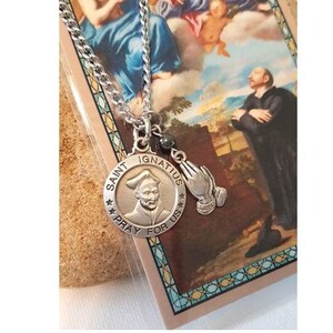 St Ignatius of Loyola Medal,saint Ignatius Patron Saint Necklace ...