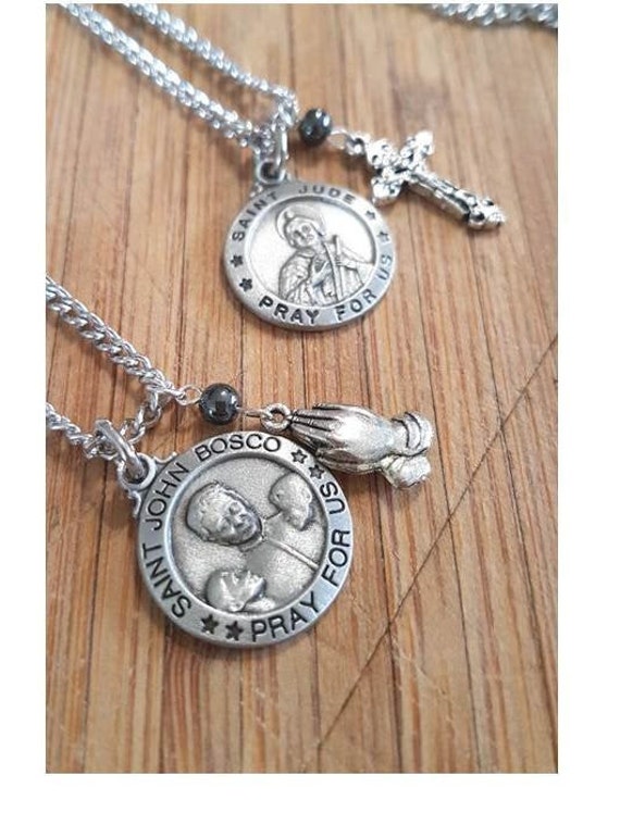 St John Bosco Medal Saint Jude Patron Saint for Lost Cause patron