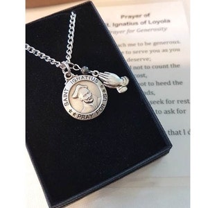 St Ignatius of Loyola Medal,saint Ignatius Patron Saint Necklace ...