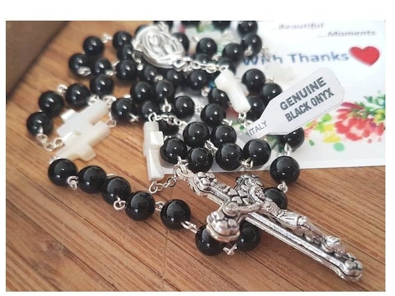 Authentic black onyx beads clearance