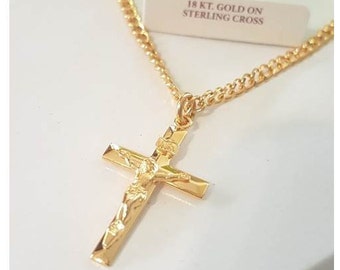 Crucifix Necklace - Etsy Australia
