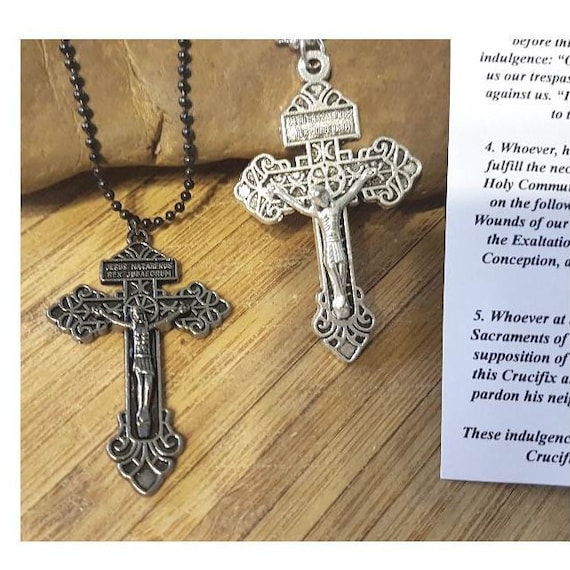 Pardon crucifix deals necklace