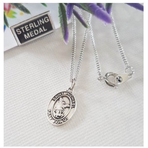 Mini Sterling Silver Saint Michael 