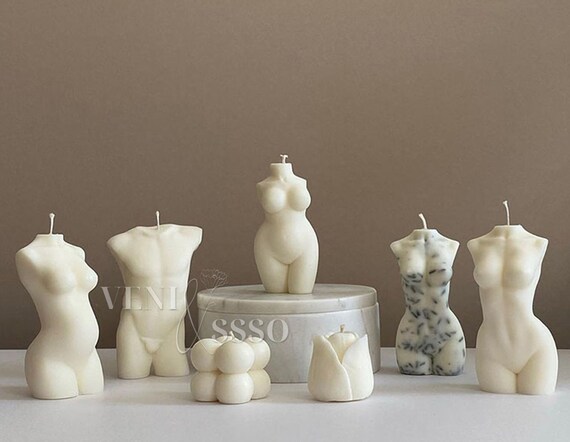 Body candle mold deals