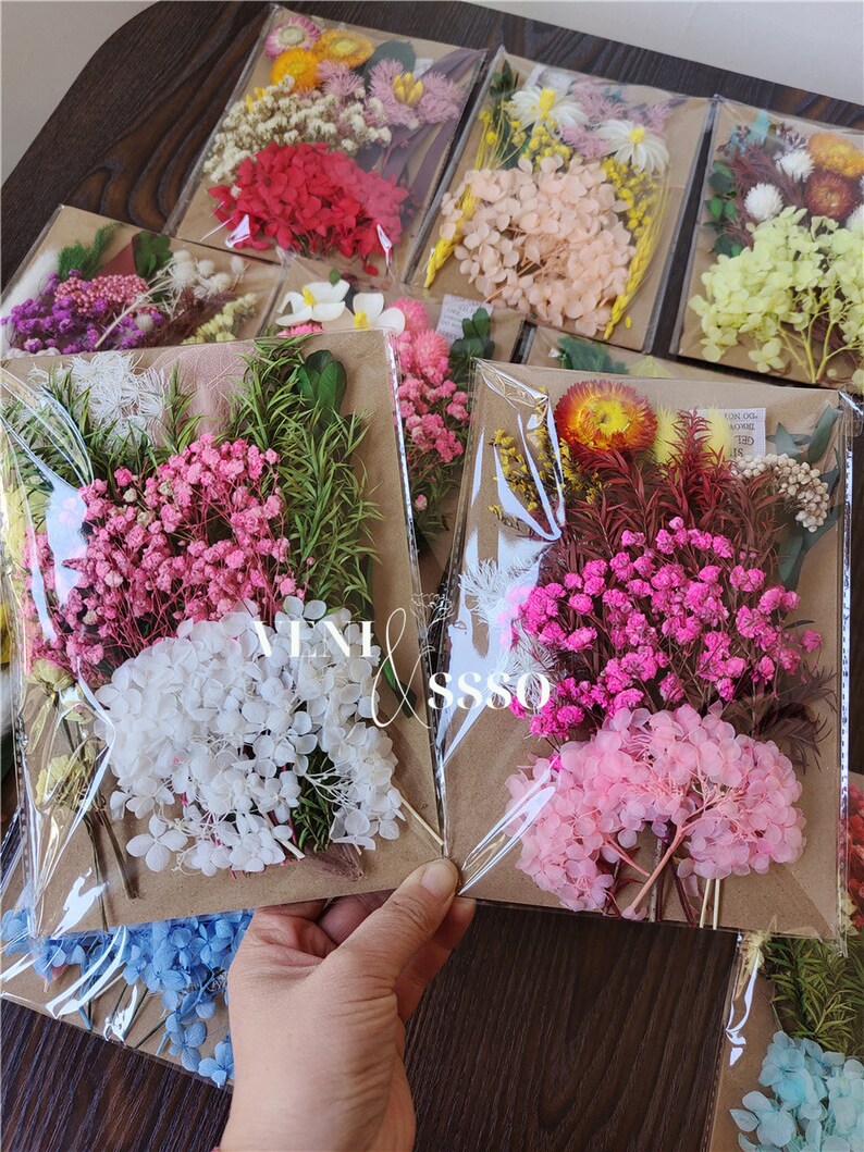 Dried Flowers for Resin Bouquet Silicone Flower Immortal Etsy
