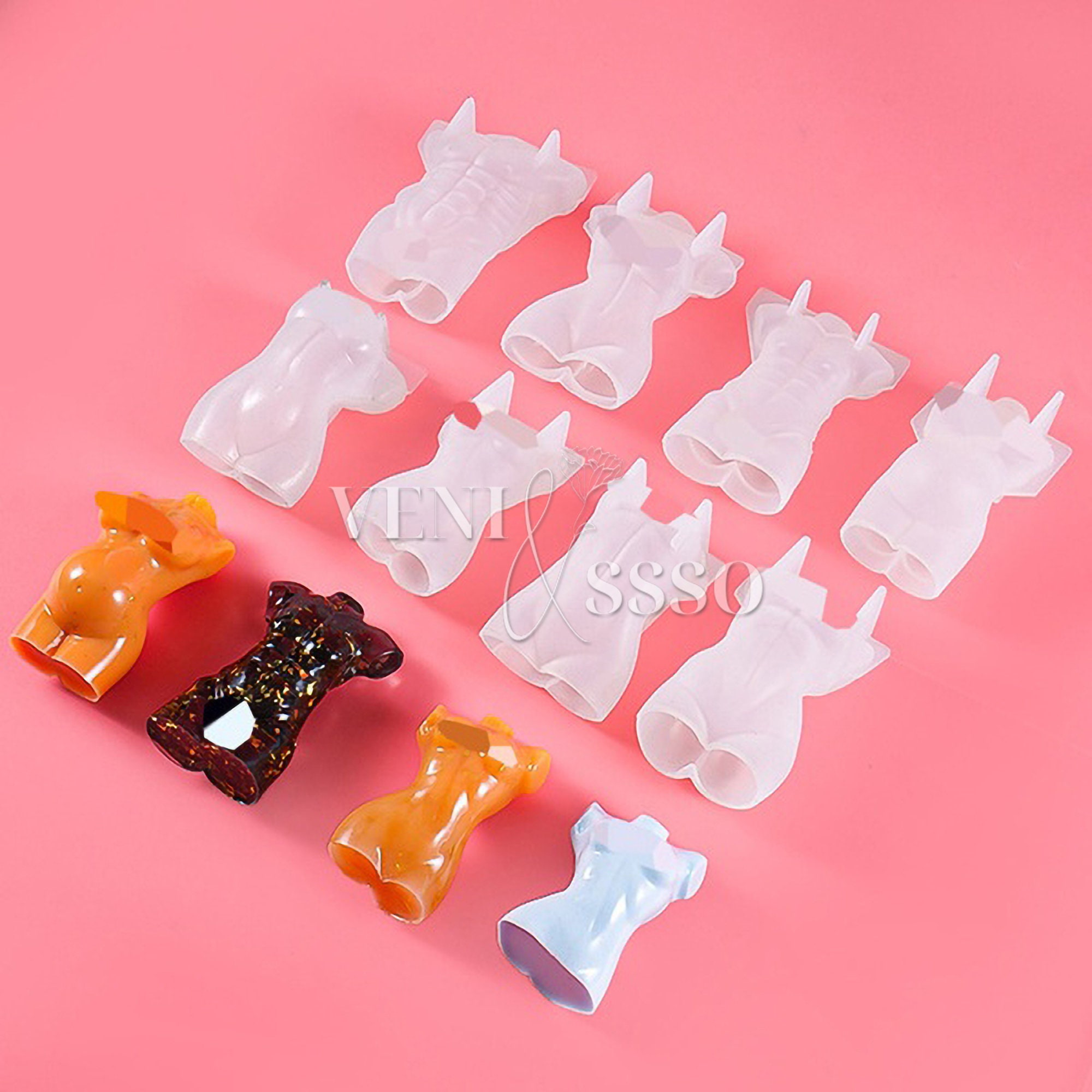 EJWQWQE Candle Molds For Candle Making, Silicone Candle Resin