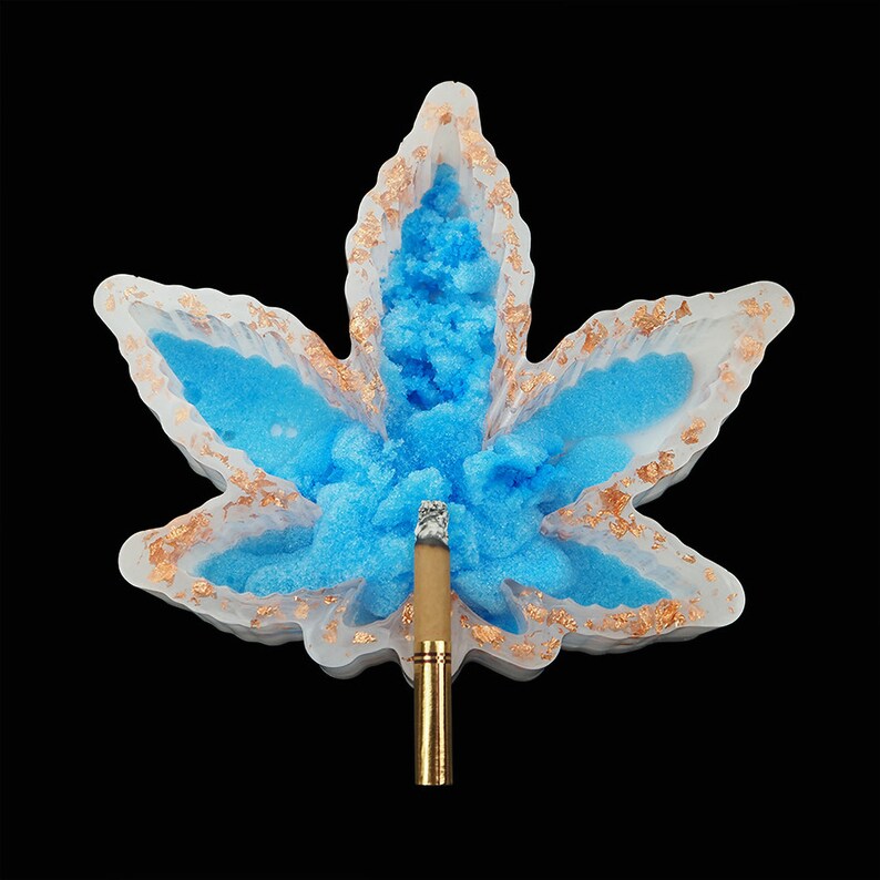 Marijuana Leaf Ashtray Resin Mold weed leaf ashtray silicone Etsy