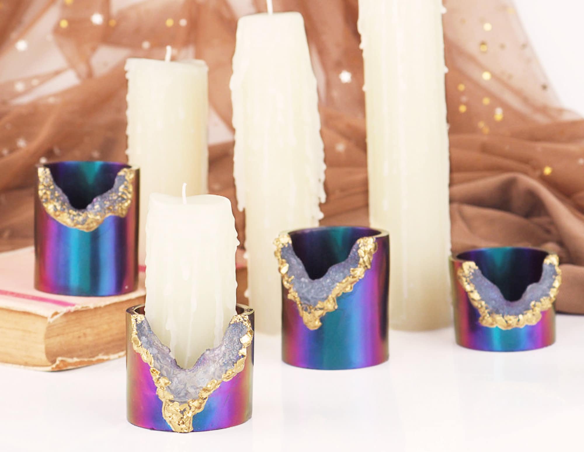 Candle Holder Molds Candlestick Resin Molds Pillar Candle Etsy