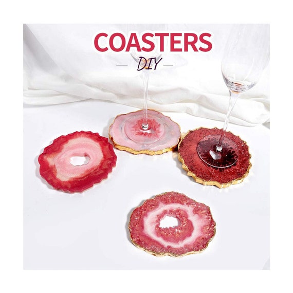 Coaster Molds for Resin, Coaster Resin Mold, Geode Coasters Set Mold,  Irregular Coaster Silicone Mold, Cute Coasters Mold, Epoxy Resin Art -   Sweden