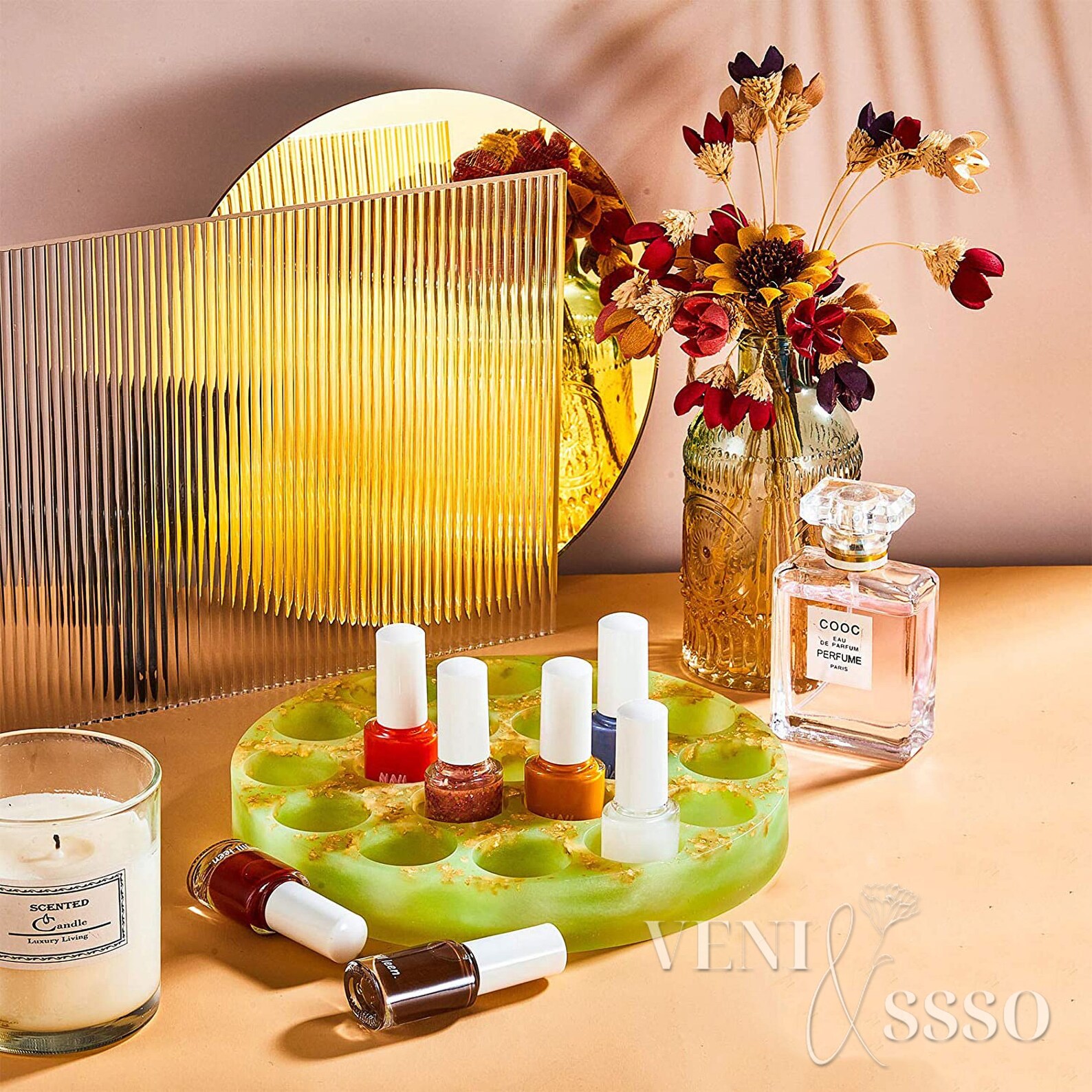 19 Holes Lipstick Box Resin Mold Lipstick Box Silicone Mold Etsy