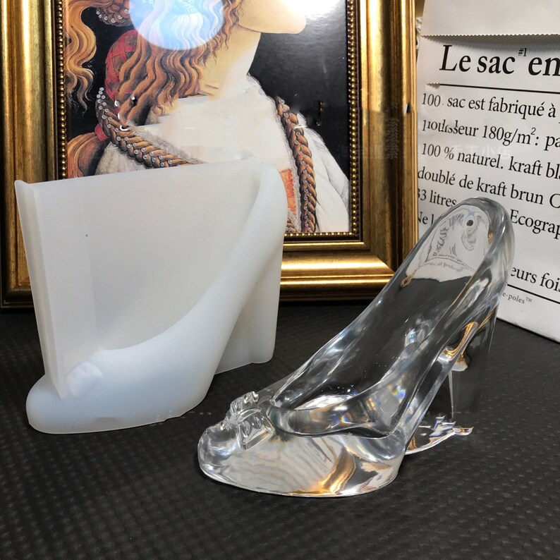 High Heels Shoes Mold Resin Holder Silicone Mold Crystal Etsy