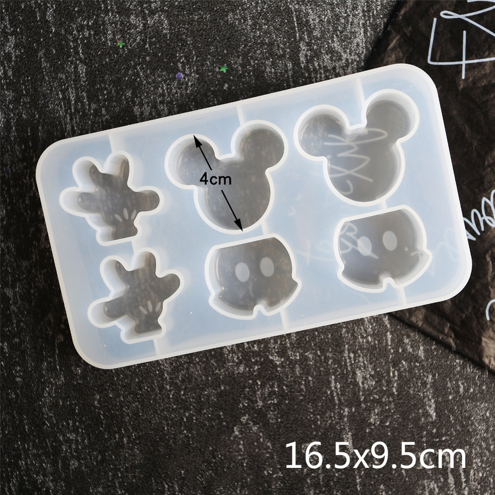 Mickey Mouse Resin Molds Resin Keychain Mold Resin Necklace 