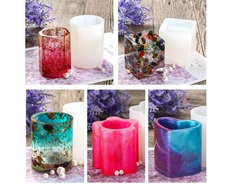 Small Round Handmade Resin Jewelrytoothbrush Holders