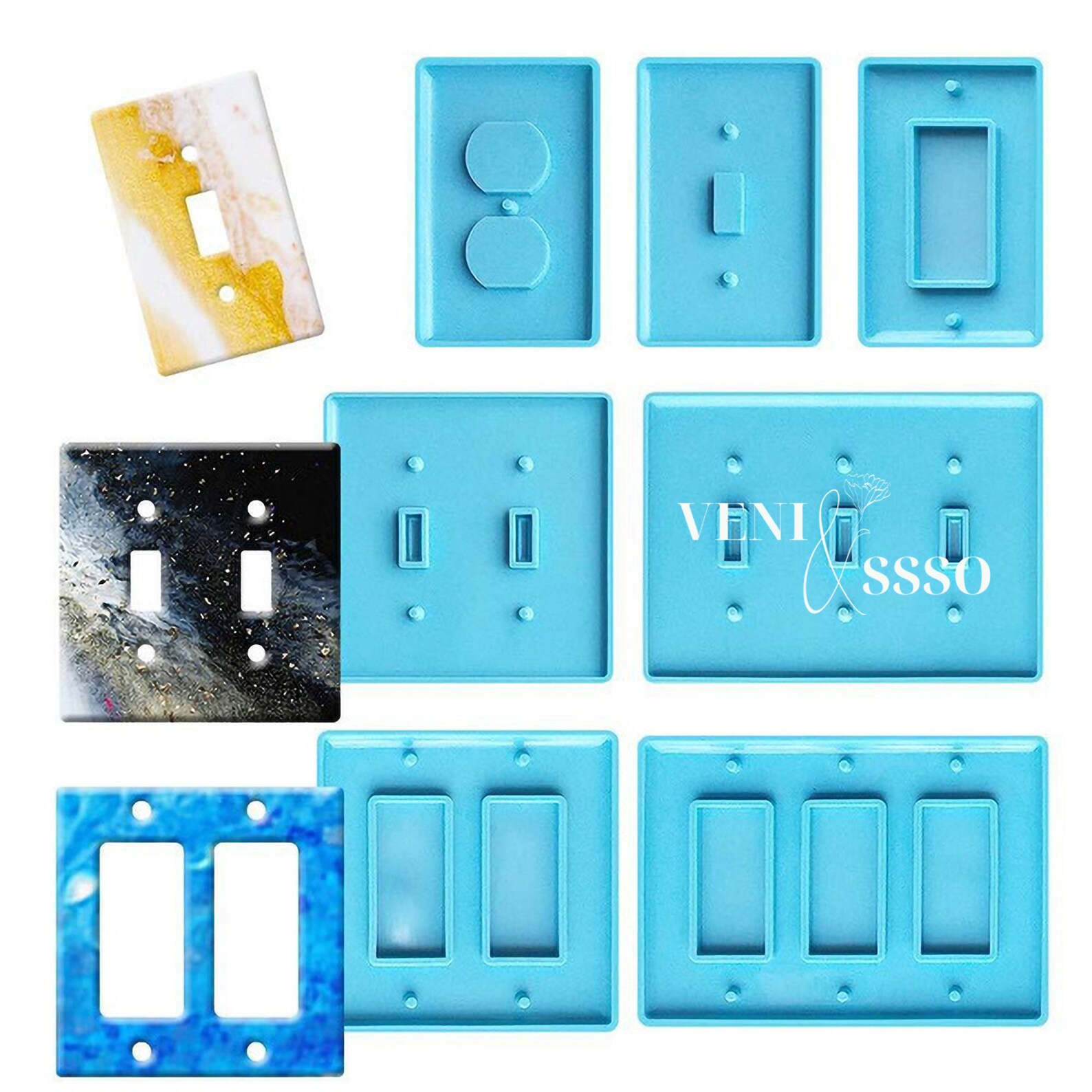 Electric Light Switch Cover Mold Outlet Cover Plate Resin Etsy