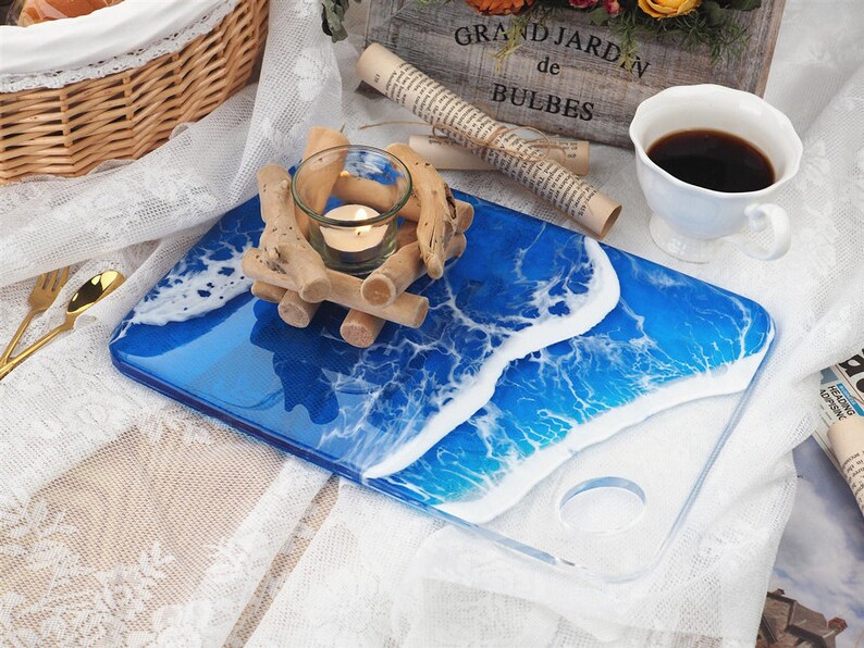 Square Rolling Tray Mold Resin Serving Tray Silicone Molds Etsy