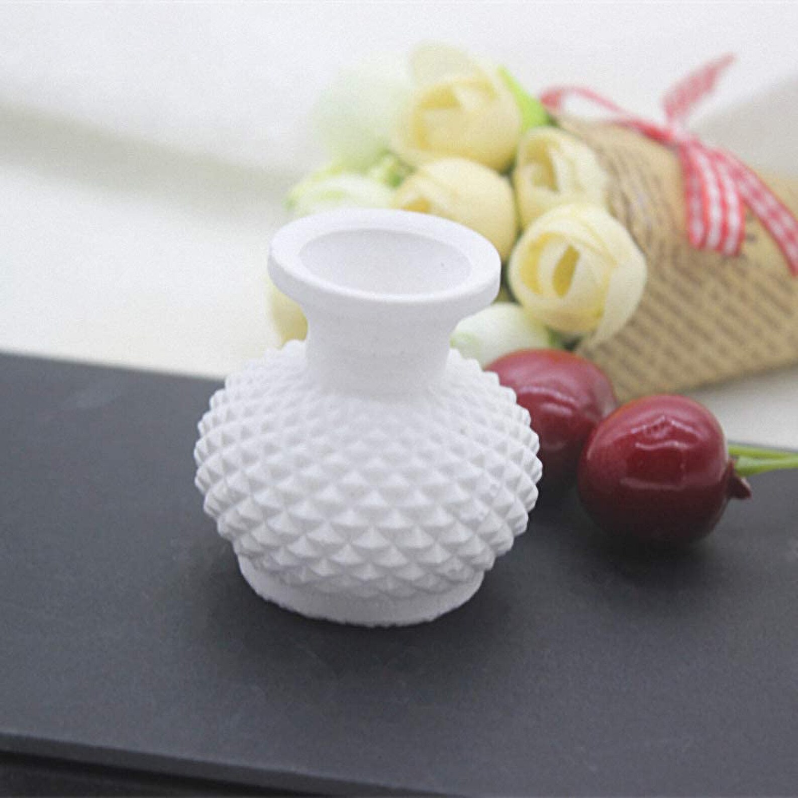 Vase Resin Molds Round Vase Silicone Mold Vase for Flowers Etsy