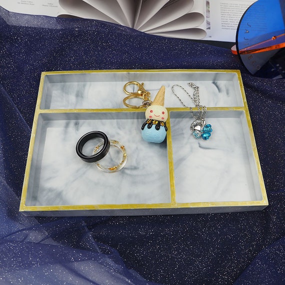 Moon Star Jewelry Dish Resin Mold, Trinket Tray Molds, Storage Box