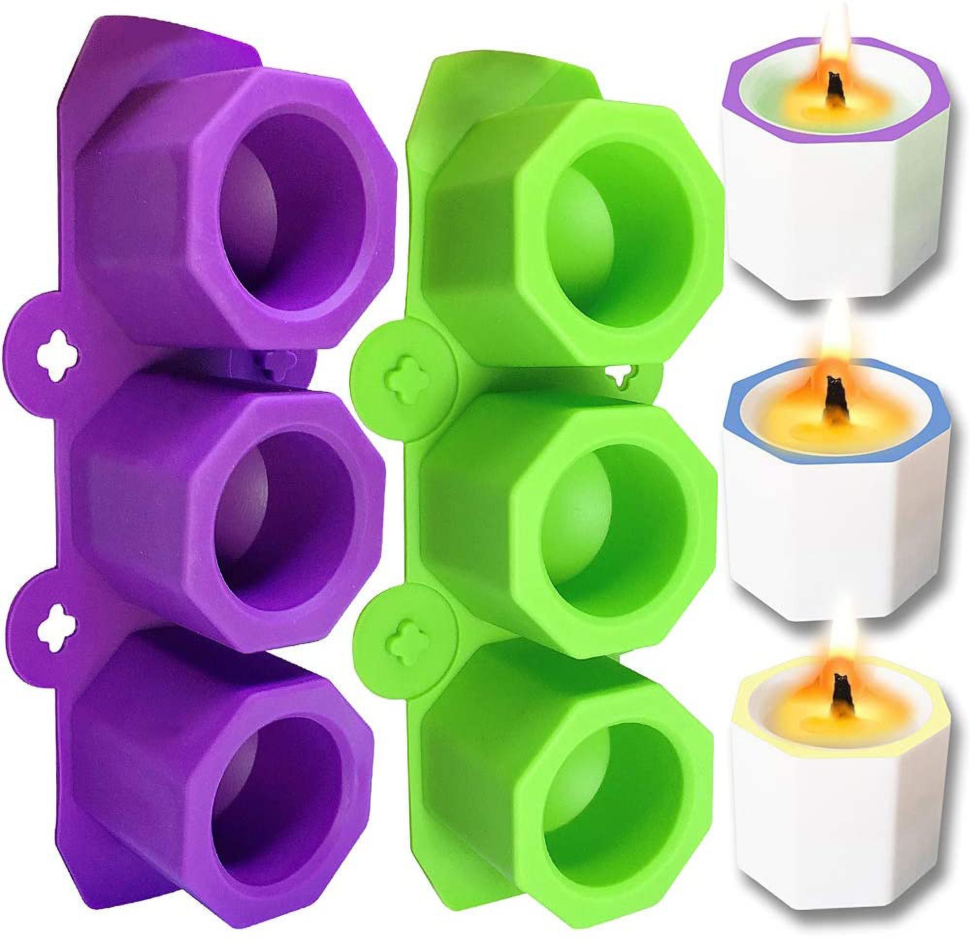 DIY Candle Holder Resin Mold Flower Pot Silicone Mold Etsy