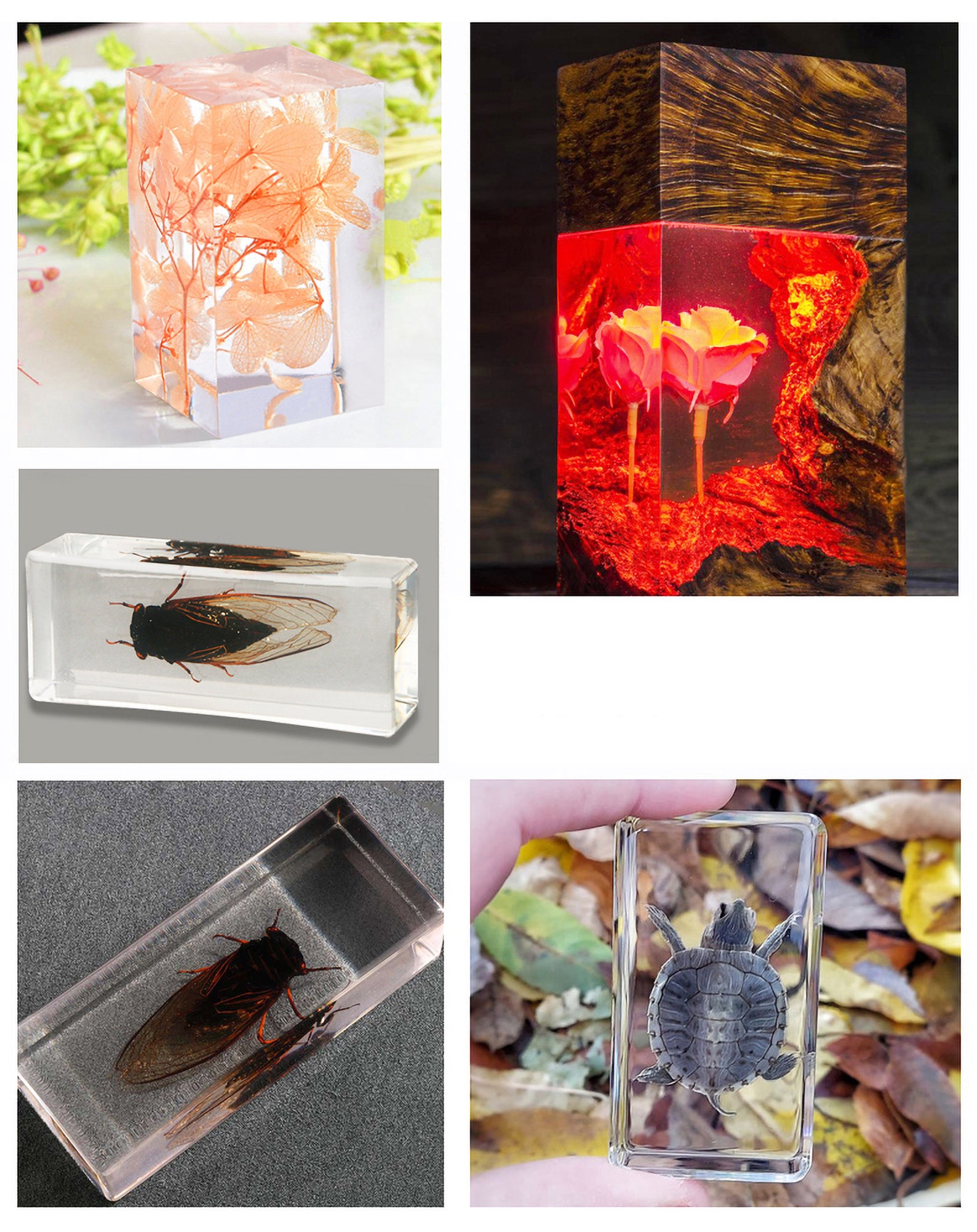 Rectangle Resin Mold Paperweight Silicone Molds Cuboid Etsy Australia