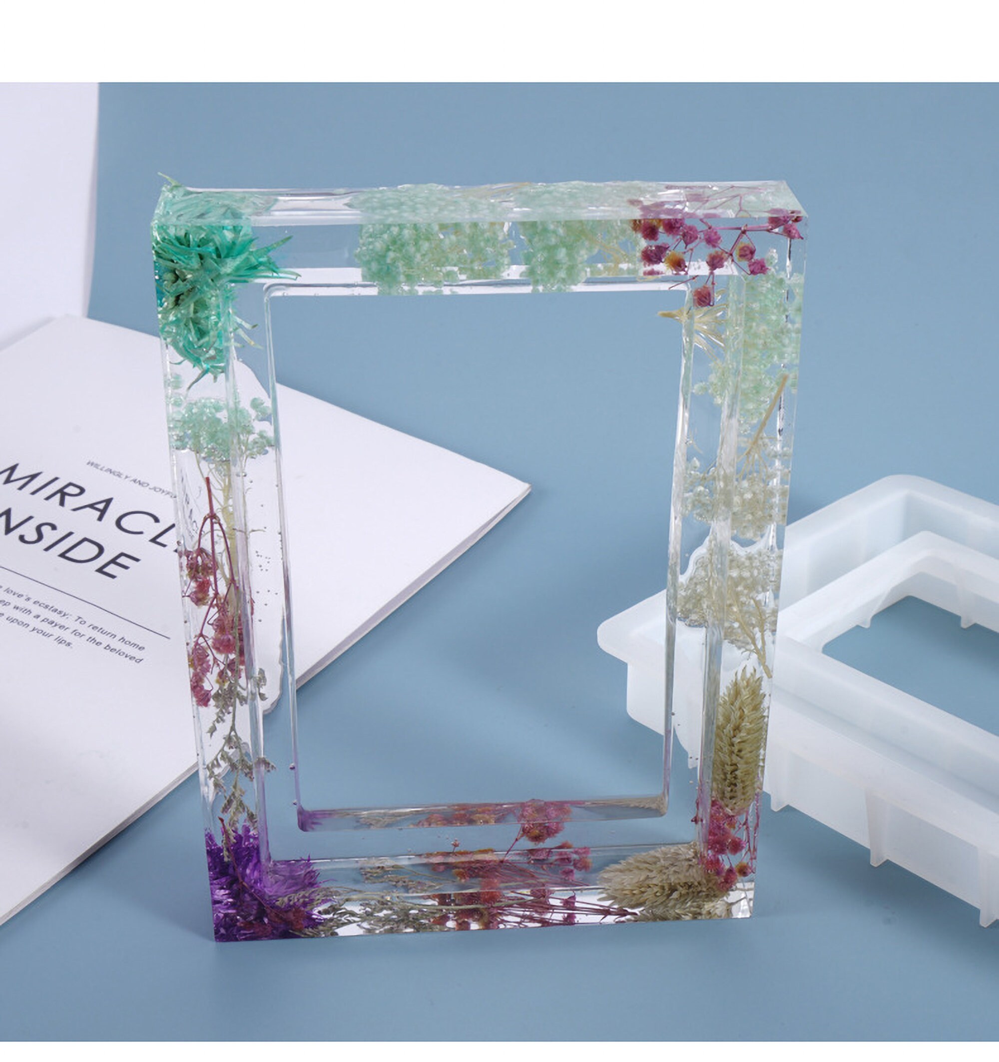 New Photo frame resin mold frame silicone molds picture Etsy