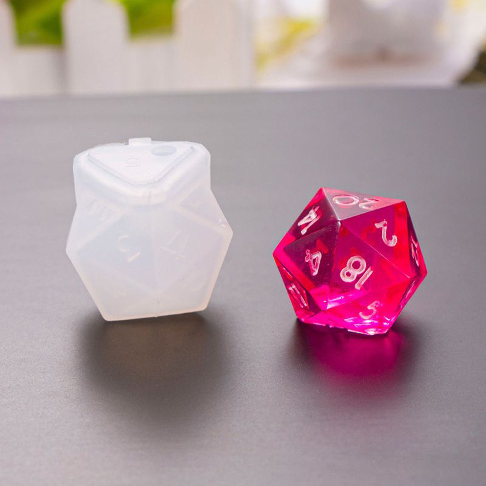 7Pcs Dice Resin Mold Dice Mold Triangle Dice Mold dnd Etsy