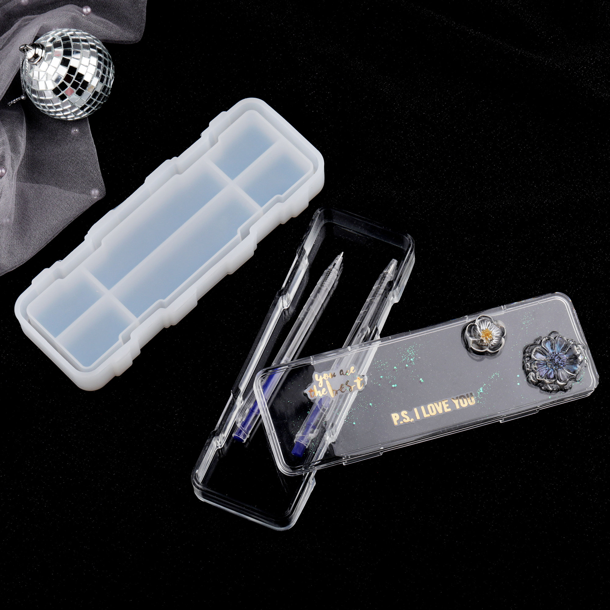 Pen Holder Resin Mold Pencil Case Silicone Mold Pencil Etsy UK