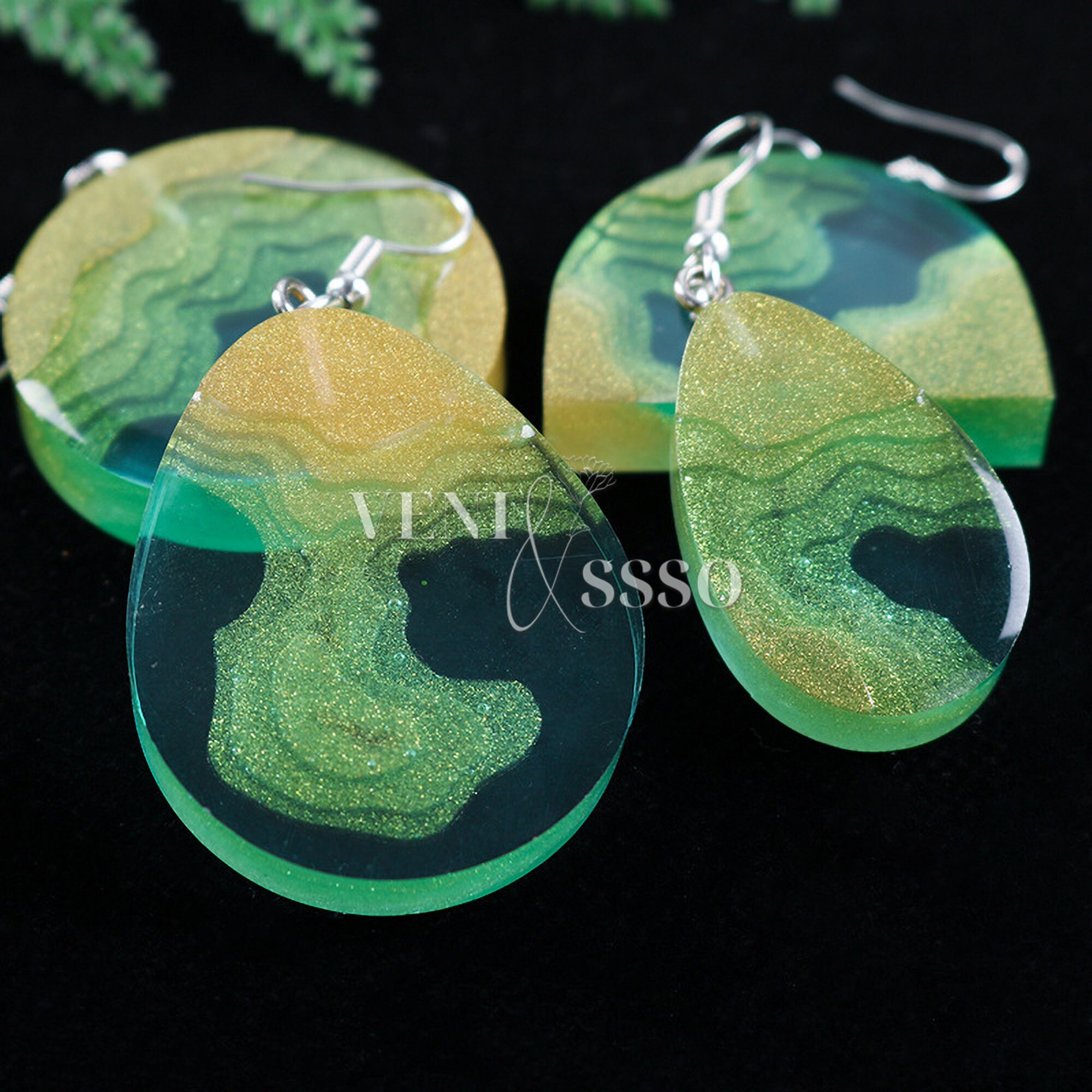 3 Pcs Island Shape Necklace Resin Mold – IntoResin