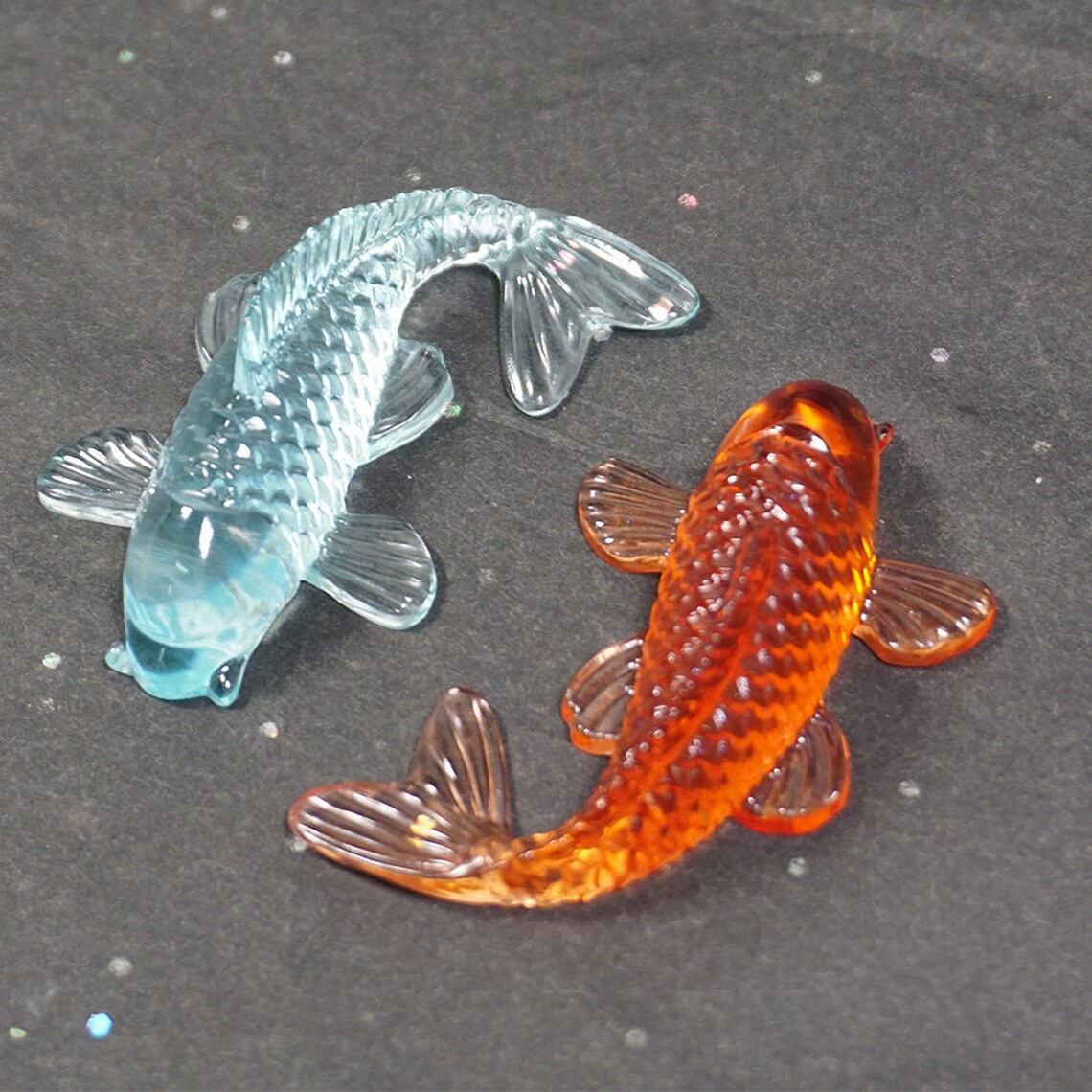 Koi Fish Molds Koi Fish Resin Mold Fish Mold Siliconefish Etsy