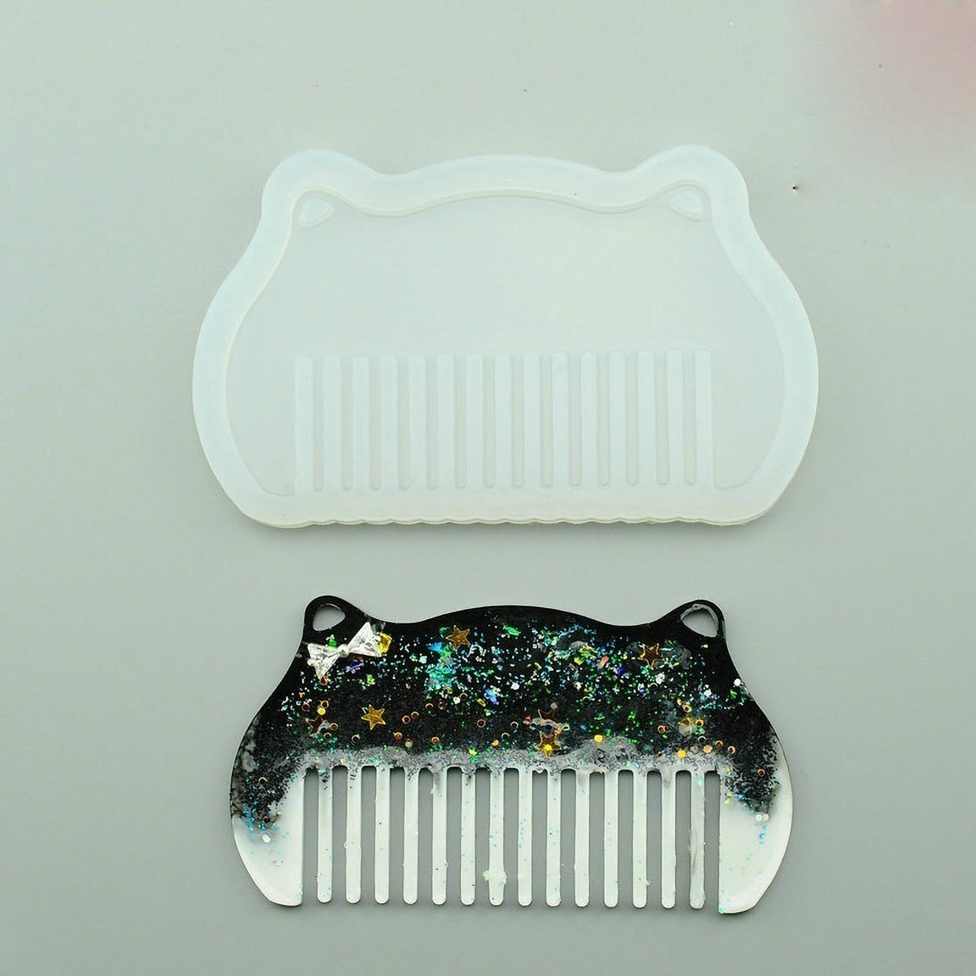 2pcs Comb Resin Molds Comb Mold Comb silicone molds Hair Etsy