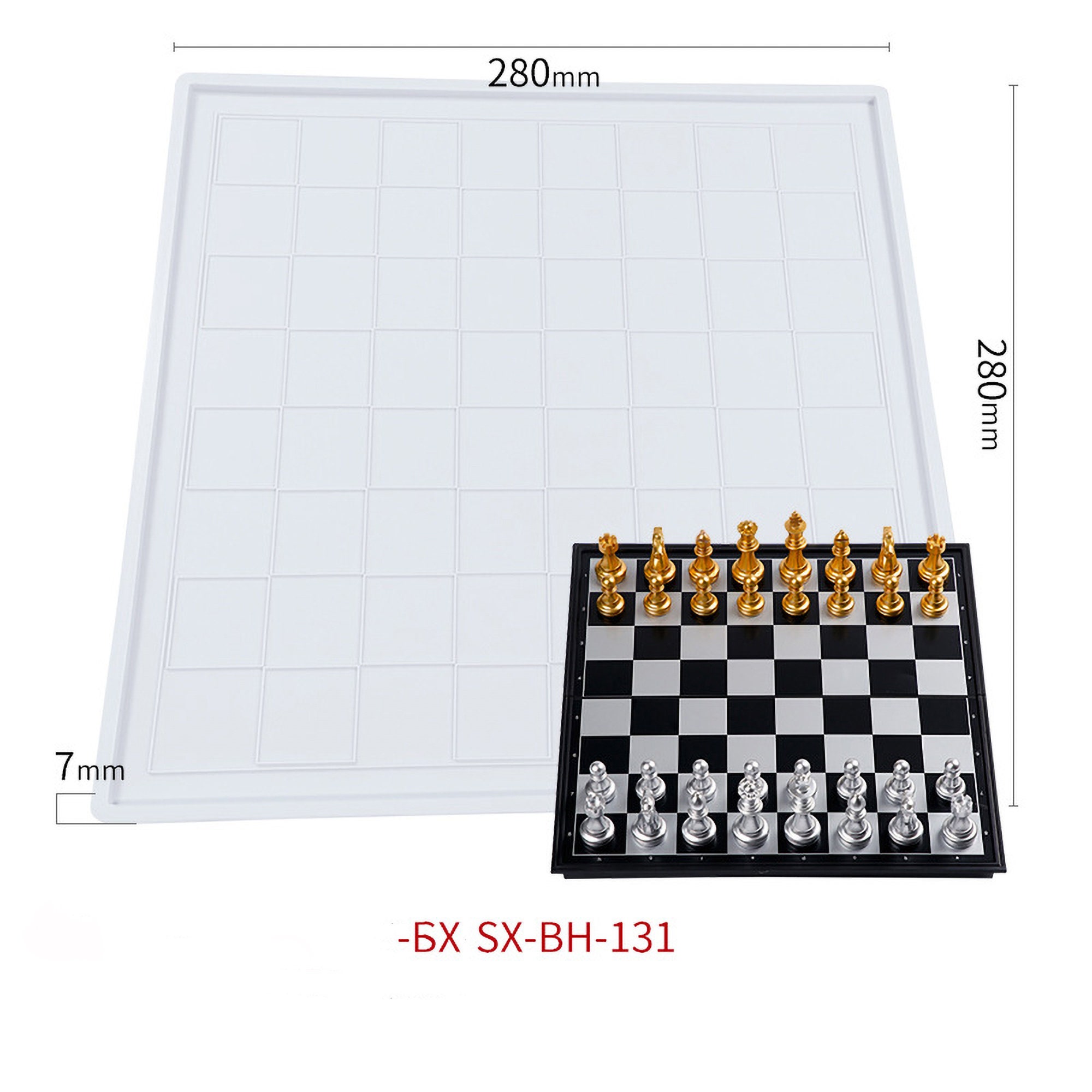 Schach-Harzform, flexible Schachformen, DIY-Spaß, einfaches Entformen,  stark, 7 Stück zum Basteln von Schach