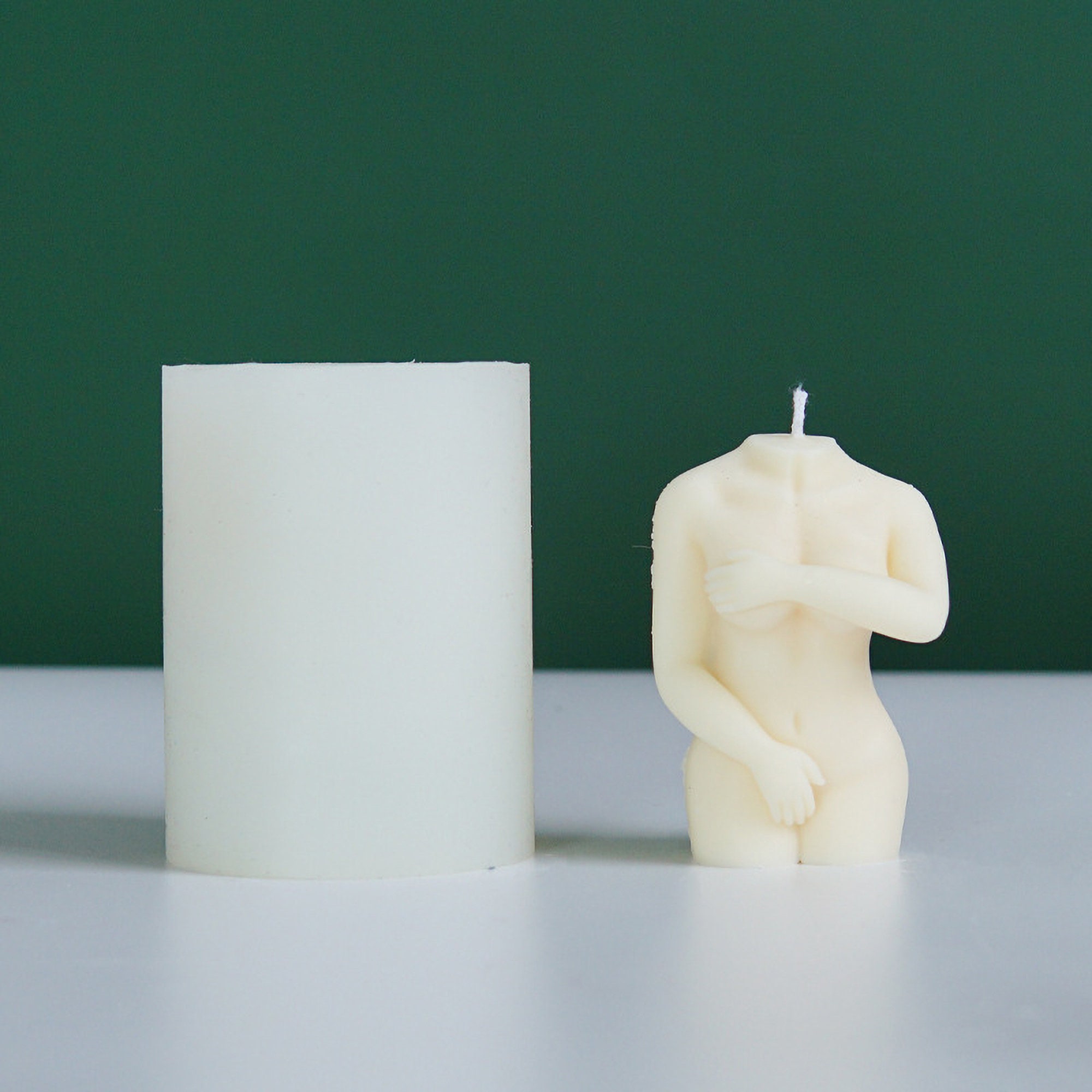 Candle Resin Mold female candles silicone shy sexy soy wax Etsy