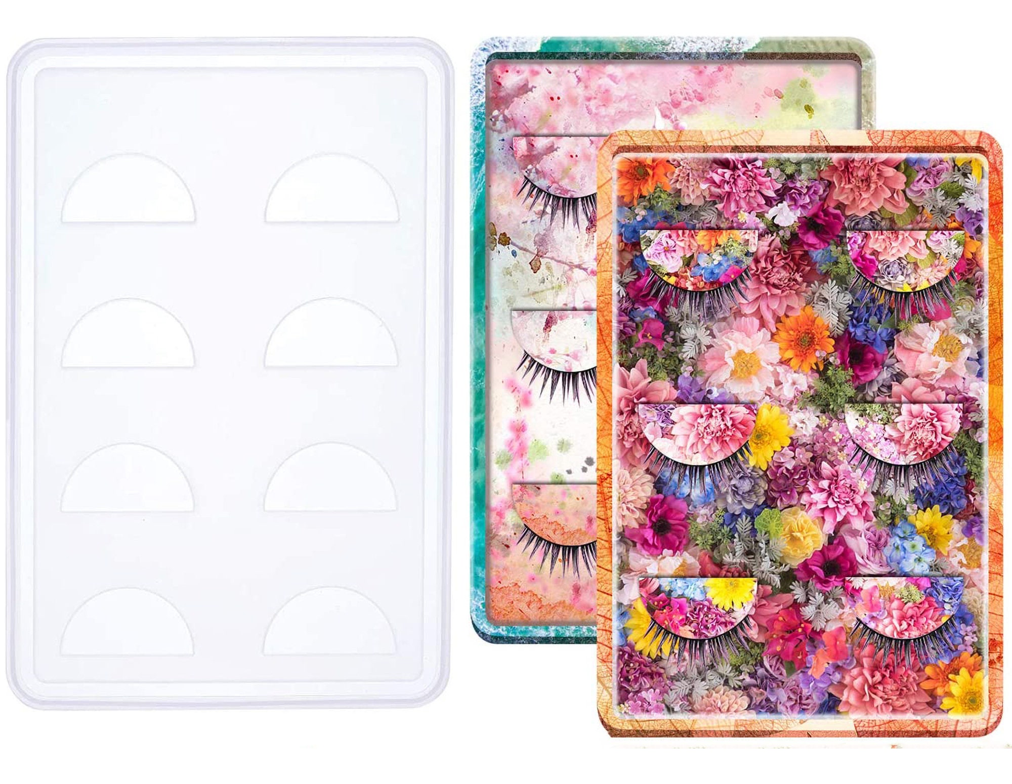 Eyelash Tray Resin Mold eyelash holder siliconeeyelash case Etsy