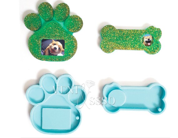 Dog Silicone Mold - Paw Silicone Mold - Bone Silicone Mold - Pets Mold Dog  Tag Mold