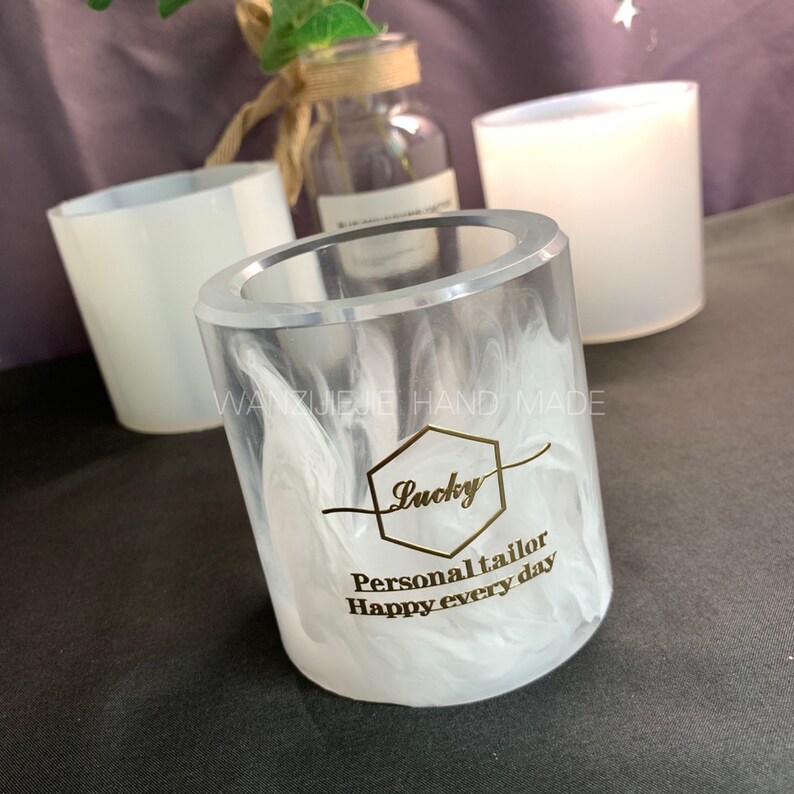 Pen Container Resin Mold Holder Resin Molds Pen Container Etsy