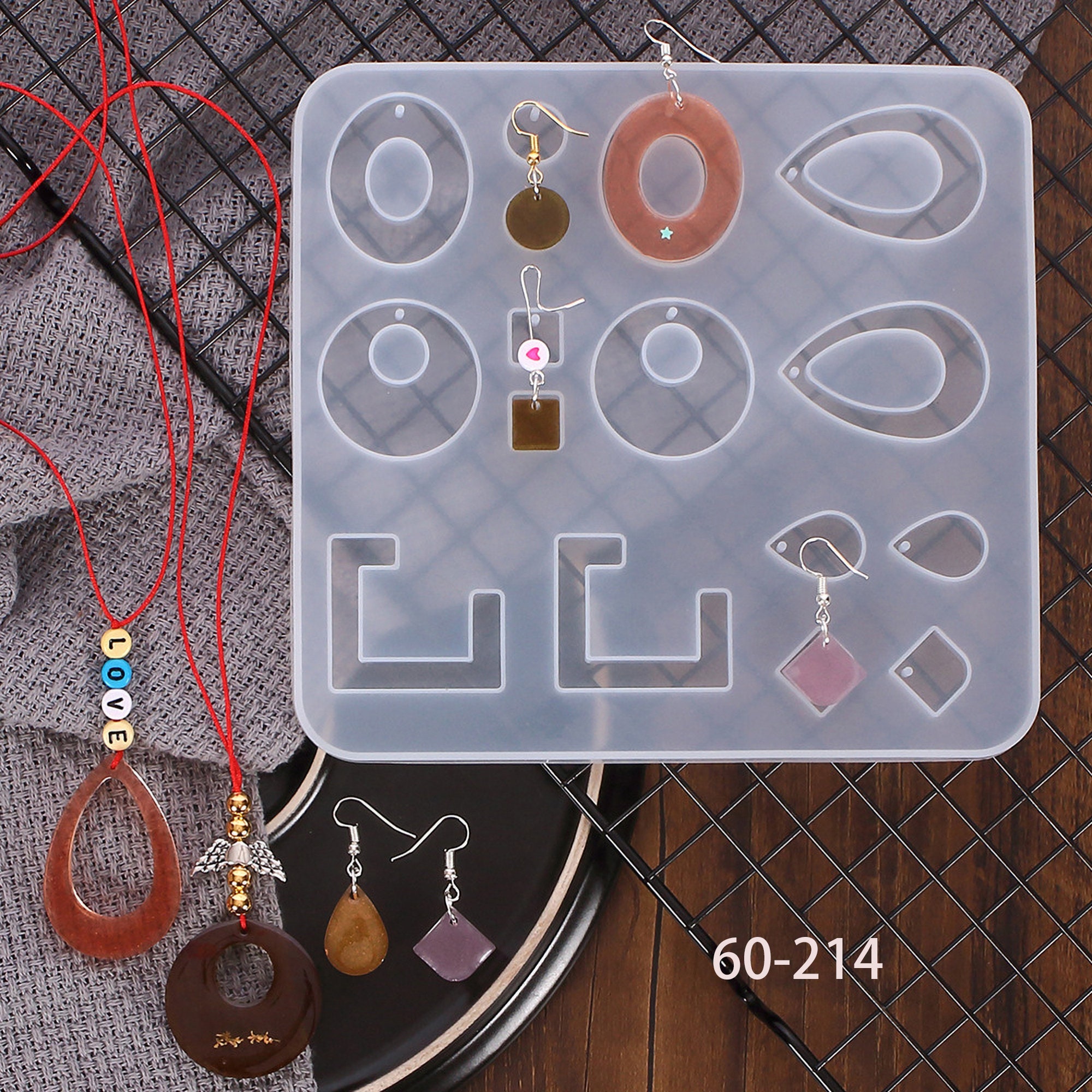 Earring Resin Mold jewelry mold teardrop earrings Etsy