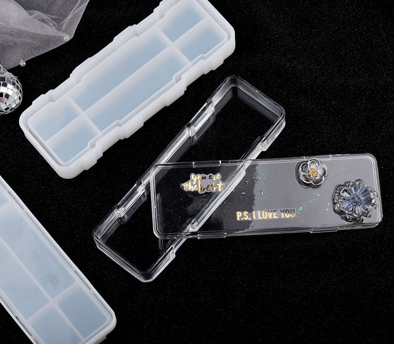Pen Holder Resin Mold Pencil Case Silicone Mold Pencil Etsy