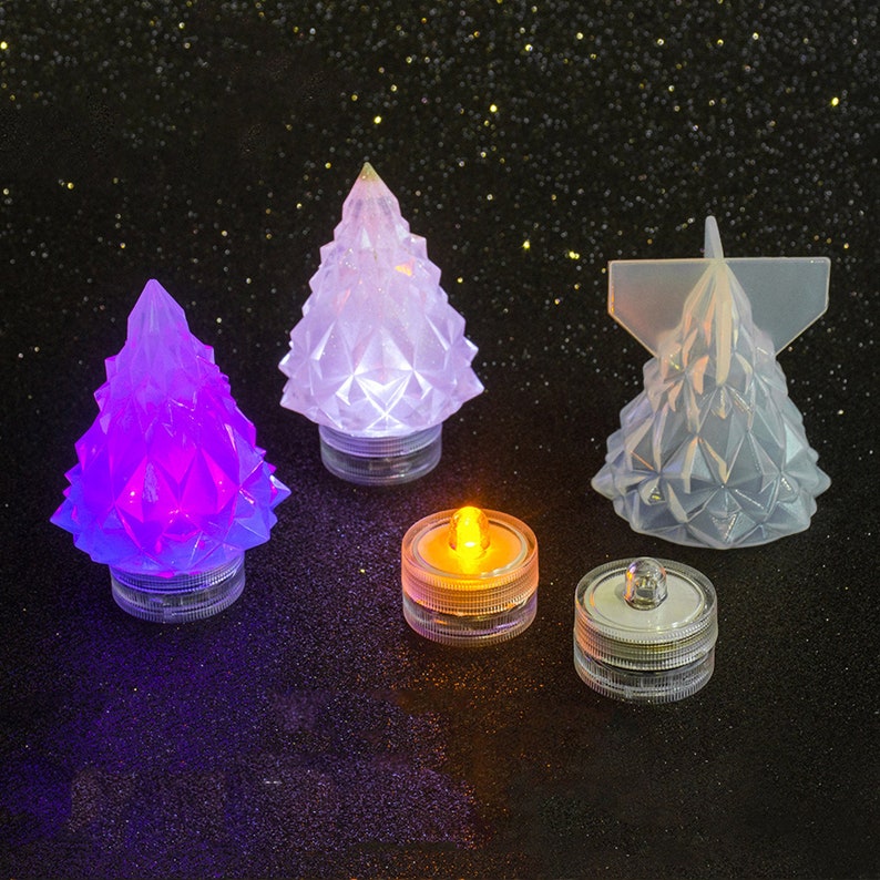 Christmas Tree Resin Mold Night Light Silicone Mold Tree Etsy