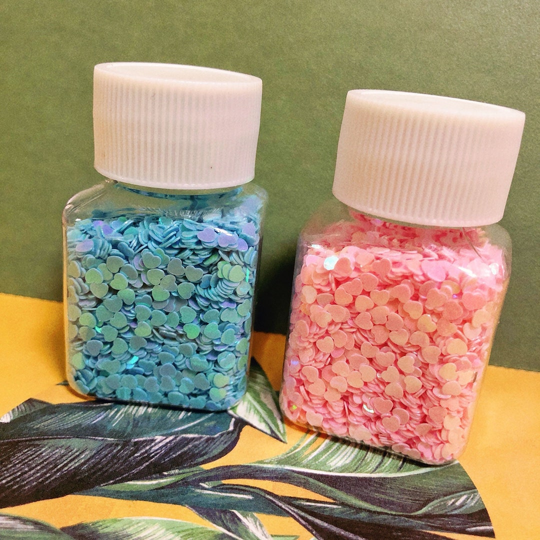 20g Iridescent Glitter Set, Glitter for Resin, Love Sequins, Jewelry Decor,  Chunky Glitter, Flakes Powder, White Glitter, Craft Handmade 