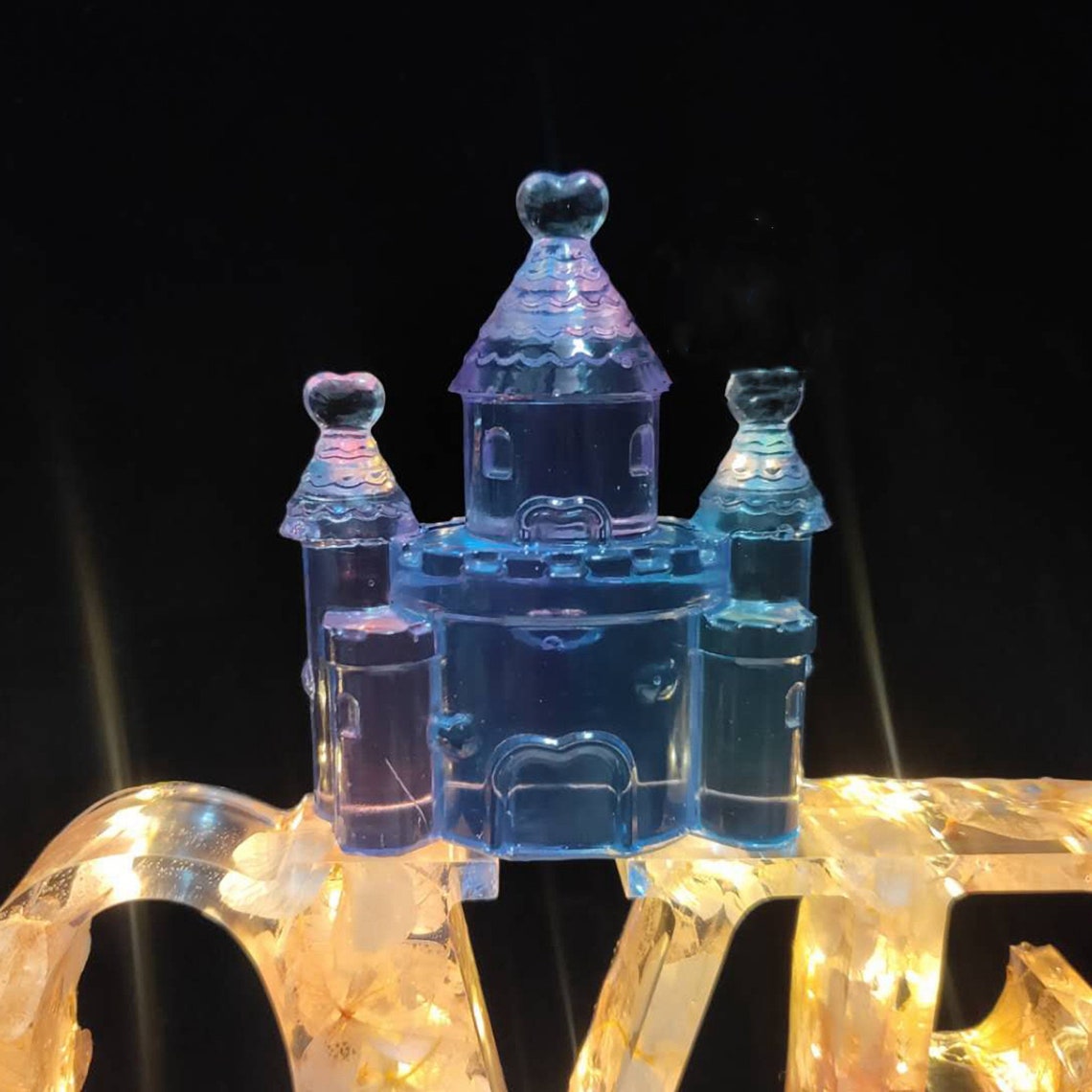 Castle Resin Mold Princess Castle Silicone Molds Disney Etsy