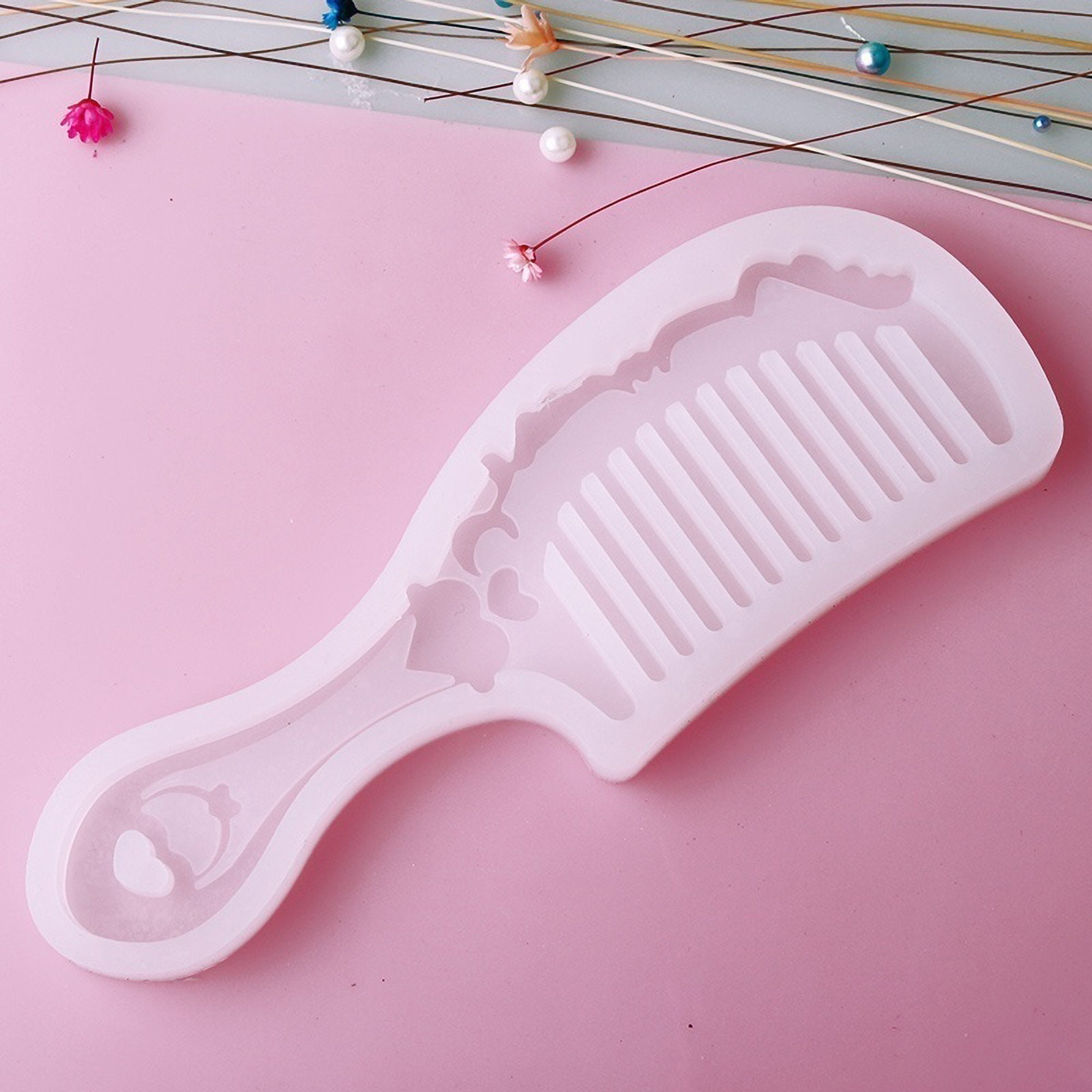 2pcs Comb Resin Molds Comb Mold Comb Silicone Molds Hair Etsy