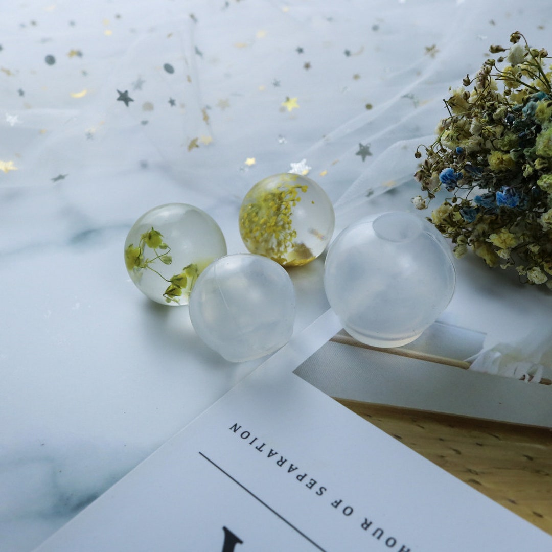 3D Sphere Resin Mold Sphere Bead Bracelet Silicone Molds Etsy