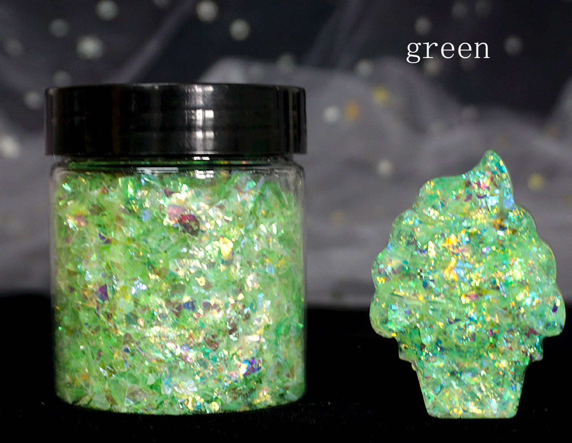 12 shapes glitter for Resin Epoxy crafts and nail art