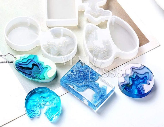 Angel Wings Girl Face Shape Earring Silicone Molds for Making Resin Jewelry Epoxy Resin Molds Earring Jewelry Resin Silicone Casting Molds for DIY Women