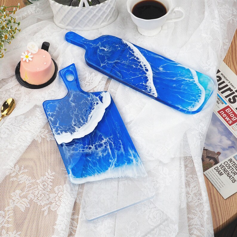 Square Rolling Tray Mold Resin Serving Tray Silicone Molds Etsy