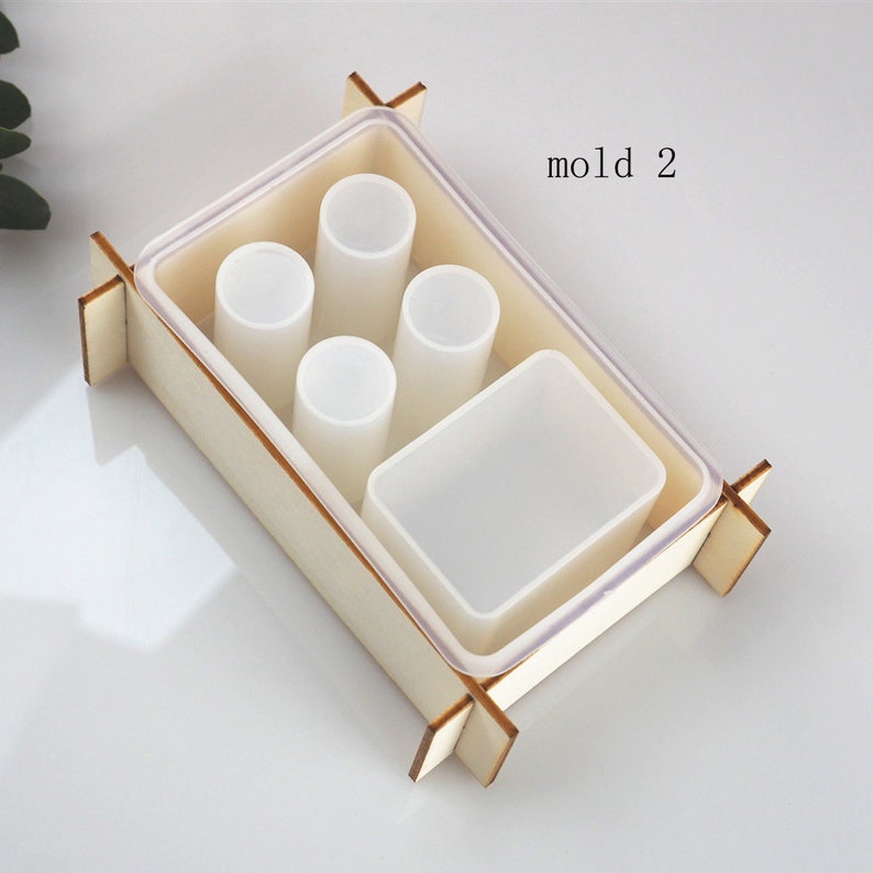 Makeup Brush Holder Resin Mold Pen Holder Silicone Mold Soap Etsy