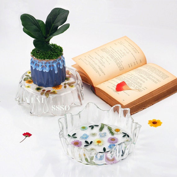 Irregularity Tray Silicone Mold, Jewelry Storage Tray Flowerpot