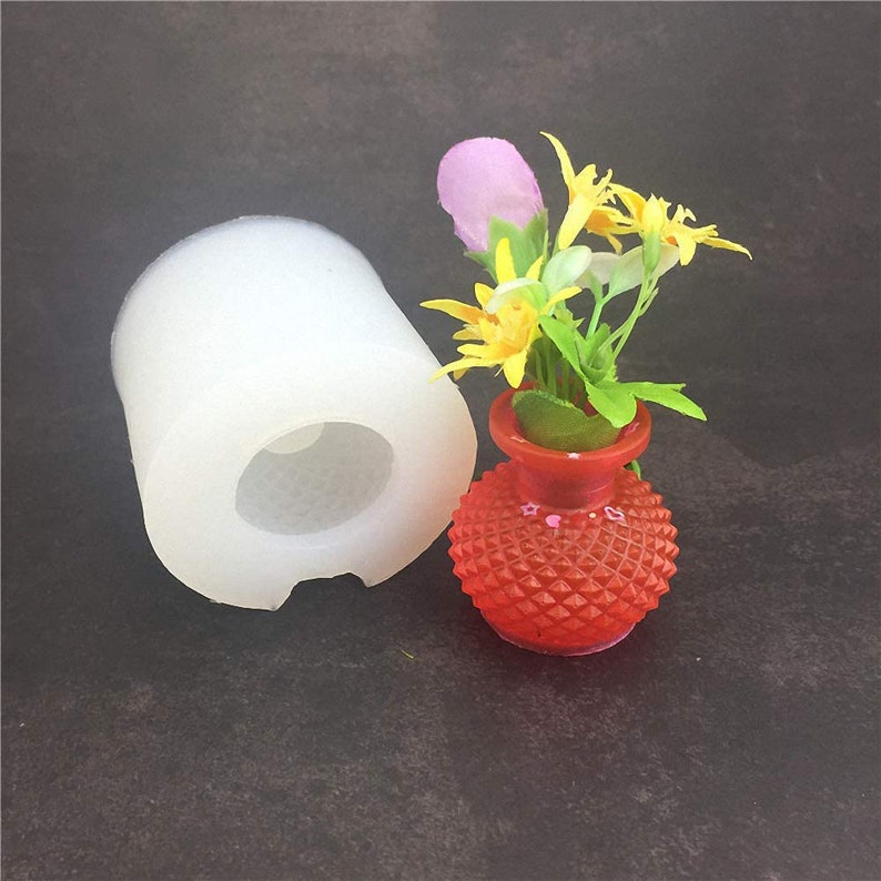 Vase Resin Molds round vase silicone mold vase for flowers Etsy