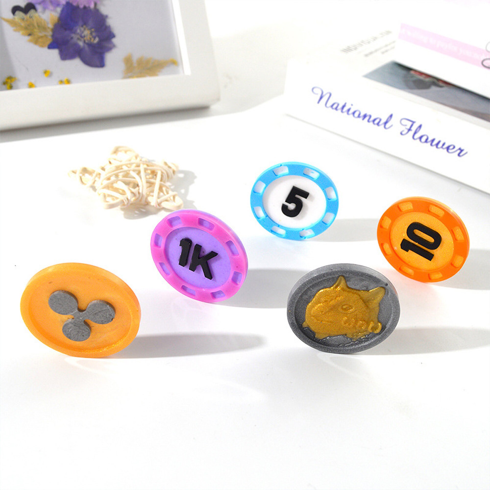 Coin Mold Bitcoin Coin Resin Mold Digital Coin Silicone Etsy UK