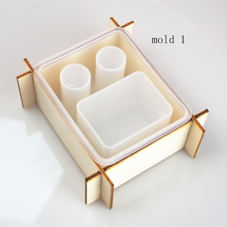 Makeup Brush Holder Resin Mold Pen Holder Silicone Mold Soap Etsy