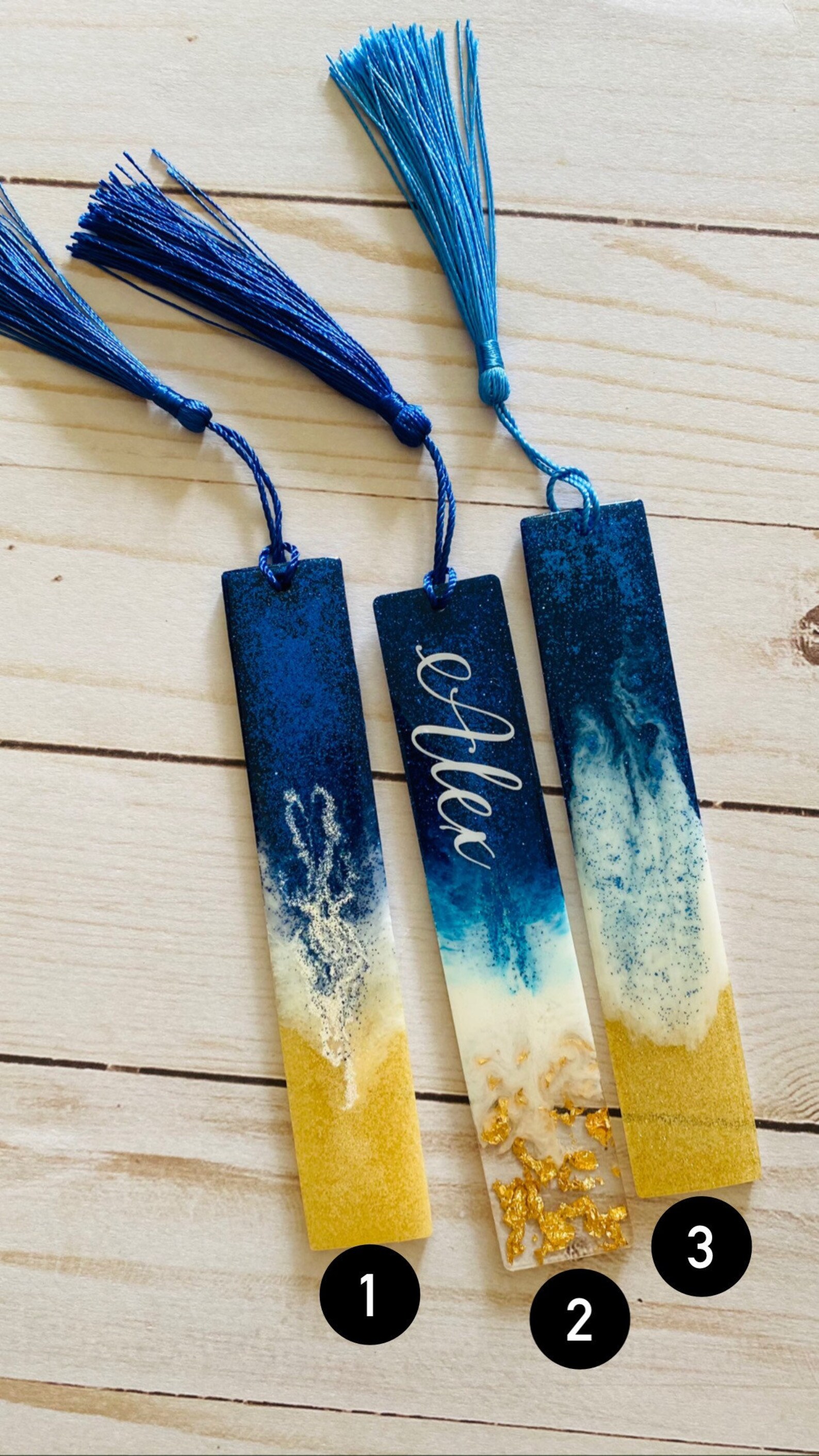 Ocean Inspired Bookmarks | Etsy